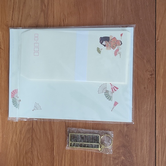 Vintage stationary l key ring l key chain - Picture 3 of 3